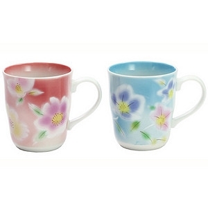 和蓝 微风 对杯情侣杯子套装