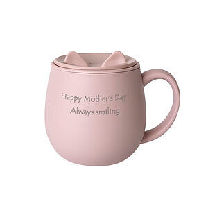 猫咪马克杯 粉色