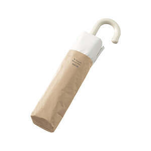 撞色防晒晴雨折叠伞 米色