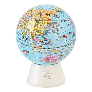 地球仪扑满存钱罐