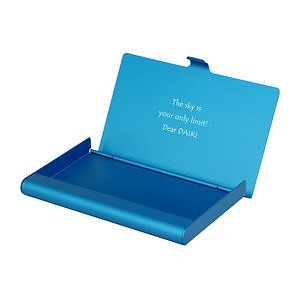 铝制名片盒 蓝色
