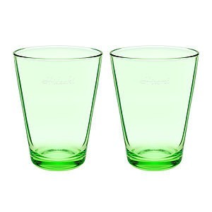 芬兰伊塔拉 iittala Kartio 系列苹果绿色海波对杯