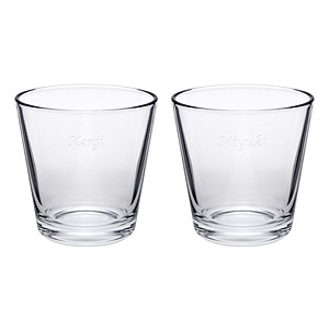 芬兰伊塔拉 iittala Kartio 系列无色坦布勒对杯