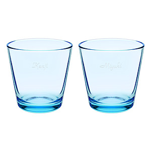 芬兰伊塔拉 iittala Kartio 系列浅蓝色坦布勒对杯