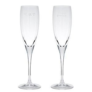 意大利 Palio 水晶笛形香槟对杯