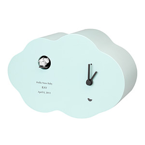 酷 Coo 小鸟跳出报时闹钟 淡蓝色