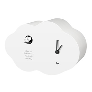 酷 Coo 小鸟跳出报时闹钟 白色