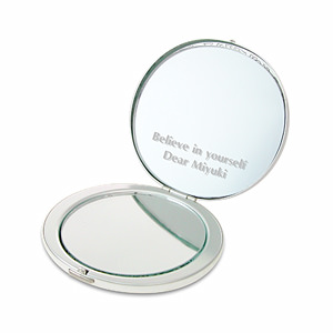 Xssus 系列银色圆形化妆镜