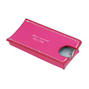 真皮 Frisk 糖盒 桃红色