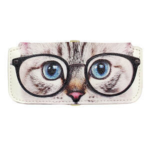 小巧眼镜盒 动物图案之美国短毛猫