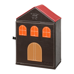 温馨之家房子钥匙收纳盒 棕色