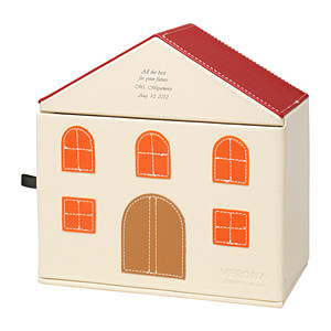 温馨之家房子钥匙收纳盒 乳白色W