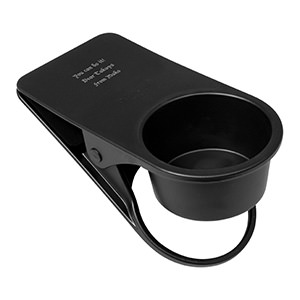 创意夹子式杯托 黑色