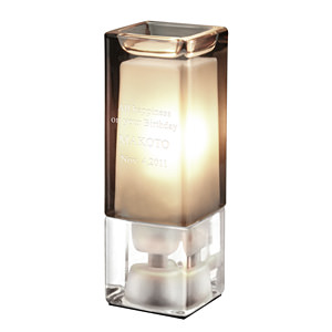 黑色冰柱香熏灯