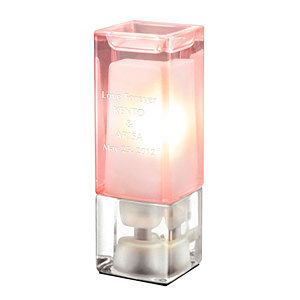 粉红色冰柱香熏灯