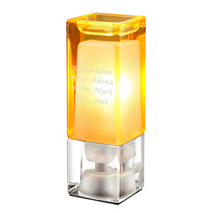 黄色冰柱香熏灯