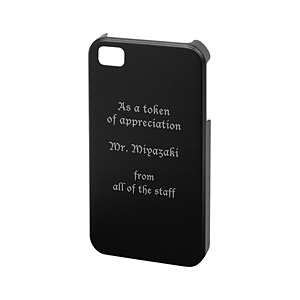 iPhone 4/4S 手机壳diy铝机身外壳 黑色