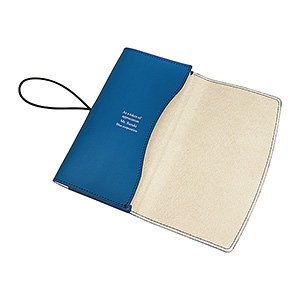 牛皮真皮 PC 笔记本 iPad 护套皮套7英寸用 蓝色