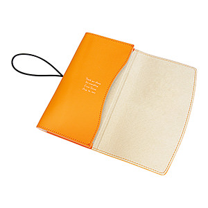 牛皮真皮 PC 笔记本 iPad 护套皮套7英寸用 黄色