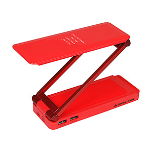 多功能折叠式充电台灯 手机 iPhone / 平板电脑充电器 红色