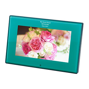 液晶电子相册可设定12个纪念日 蓝色