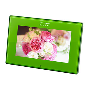 液晶电子相册可设定12个纪念日 绿色