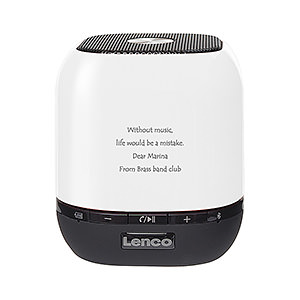 轻便迷你掌心蓝牙音箱 白色