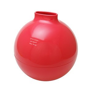 球形大纸巾罐 红色