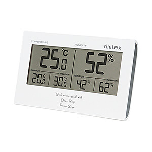 rimlex 横置电子温湿度计