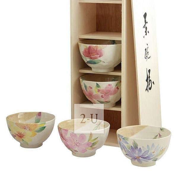 花香 5色花碗套装