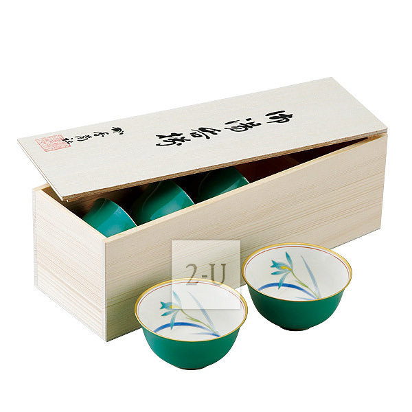 香兰社 汤吞茶杯 5件套装