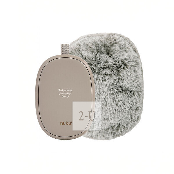 猫咪触感暖手宝 灰色护套