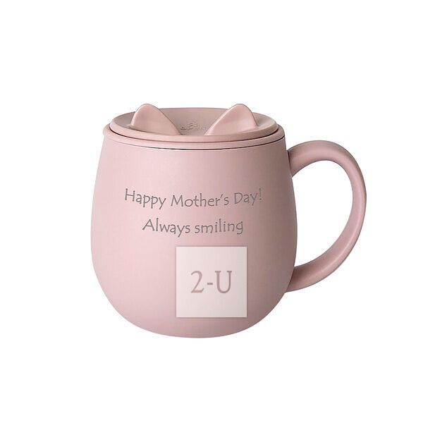 猫咪马克杯 粉色