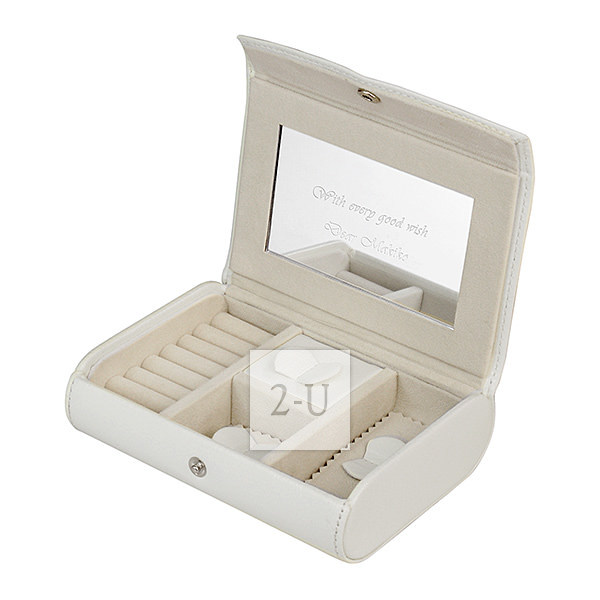 白色精巧首饰盒