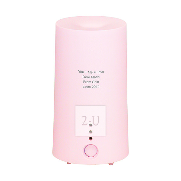 超音波喷雾式迷你香薰器加湿器 粉色