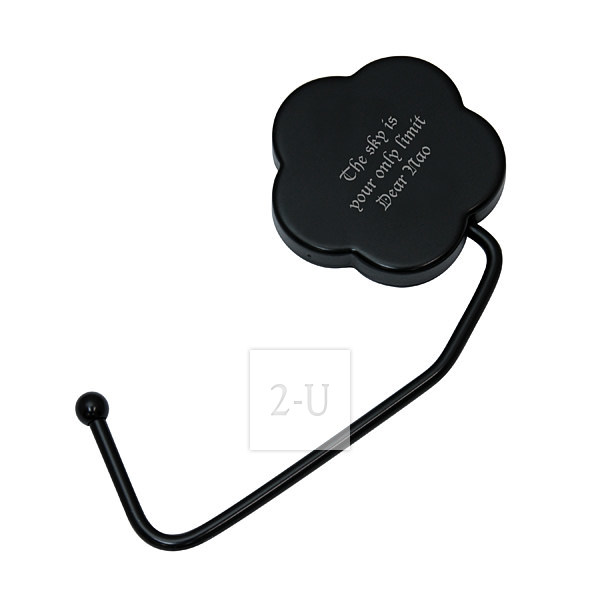 黑色花形提包挂钩