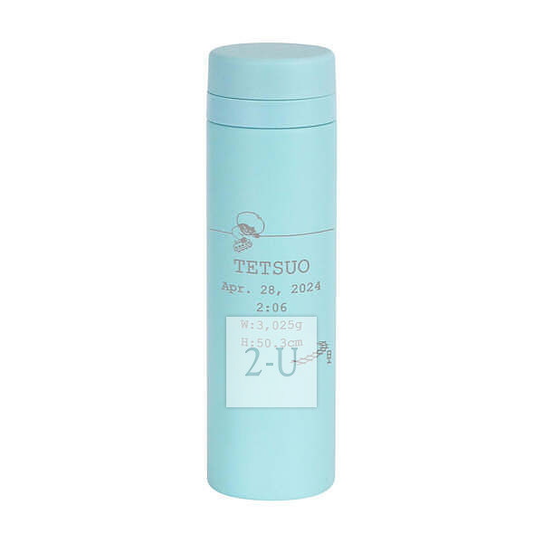 真空双层保冷保温杯直身杯 300mL 浅蓝