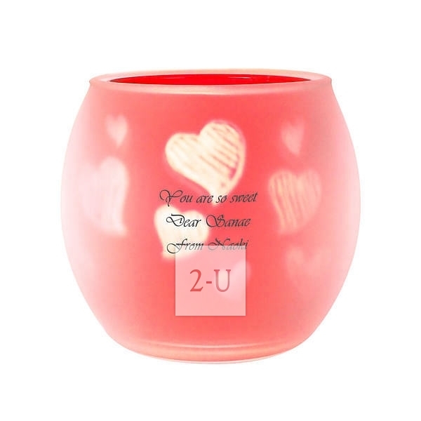 创意蜡烛双层旋转烛台 爱心