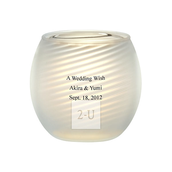 创意蜡烛双层旋转烛台 斜波纹