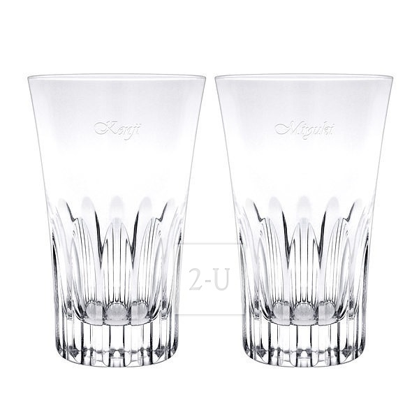 巴卡拉 Baccarat Etna 系列水晶玻璃海波对杯