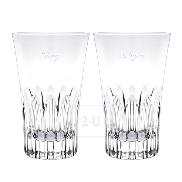 巴卡拉 Baccarat Etna 系列水晶玻璃海波对杯