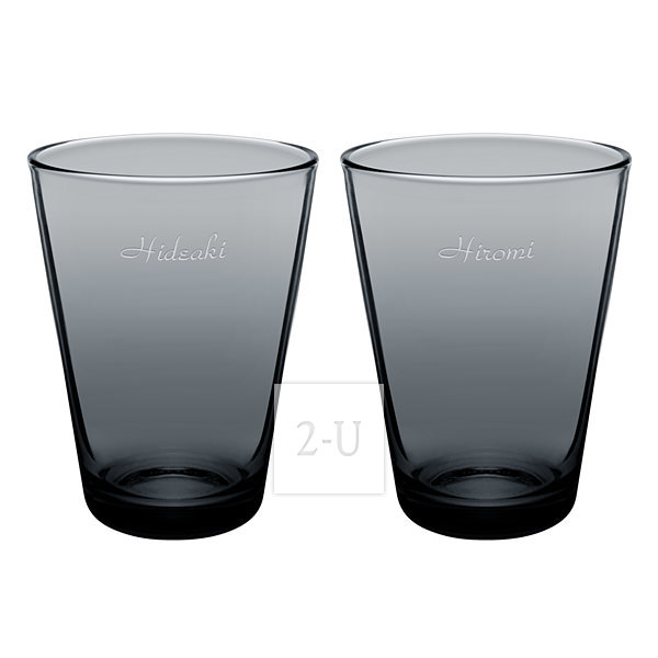 芬兰伊塔拉 iittala Kartio 系列浅灰色海波对杯