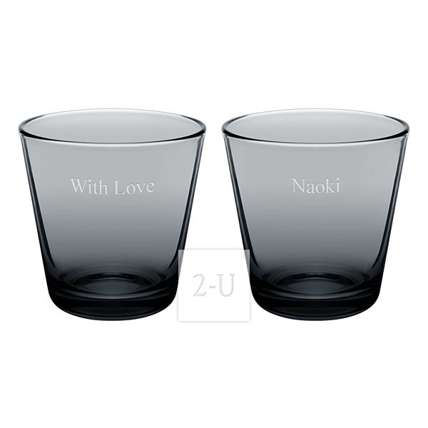 芬兰伊塔拉 iittala Kartio 系列灰色坦布勒对杯