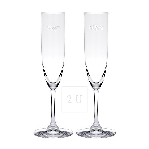 奥地利力多 Riedel Vinum 系列水晶香槟对杯