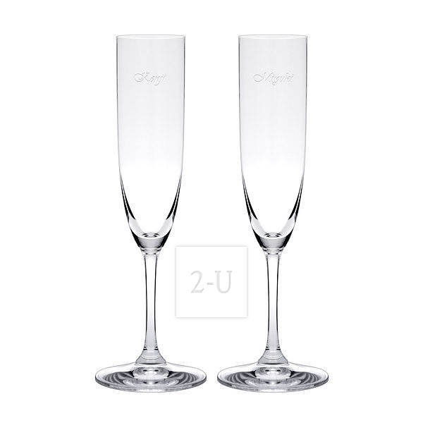 奥地利力多 Riedel Vinum 系列水晶香槟对杯