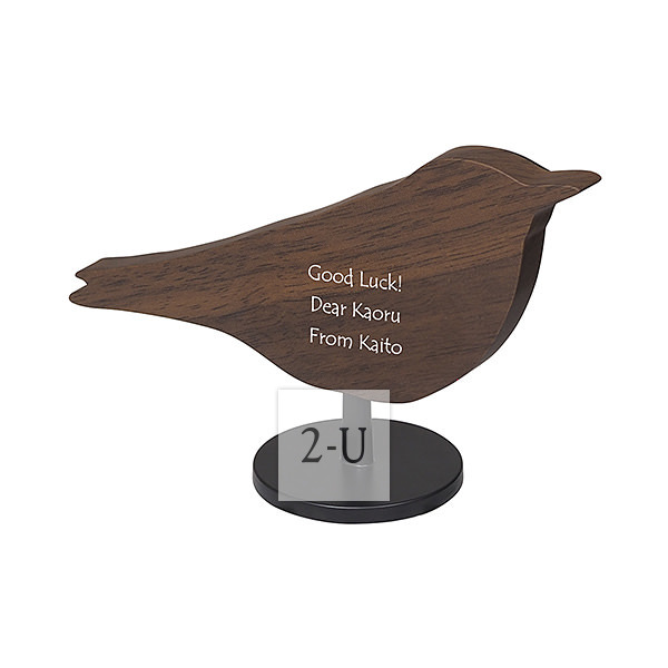 小鸟可报时闹钟 淡棕色