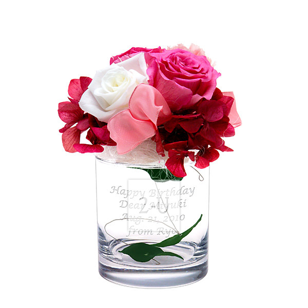 玻璃杯式保鲜花