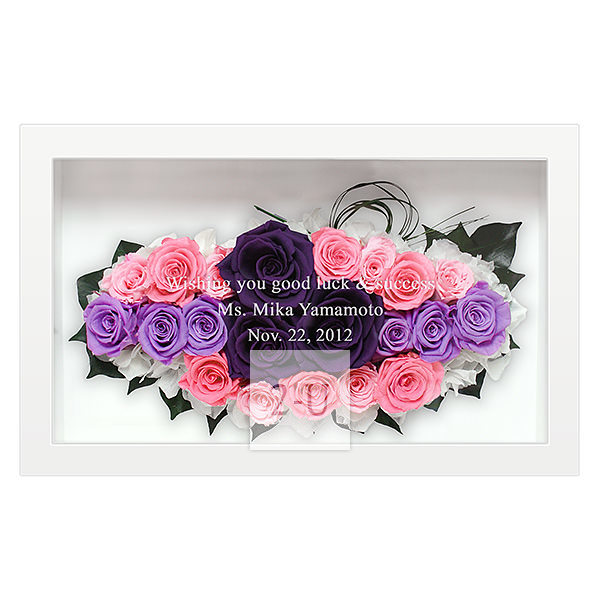 高贵玫瑰保鲜花花框