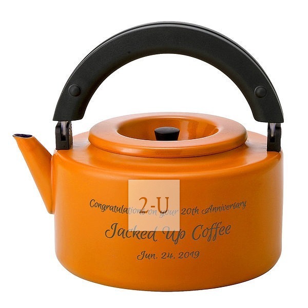 珐琅茶壶烧水壶煮茶器 橙色