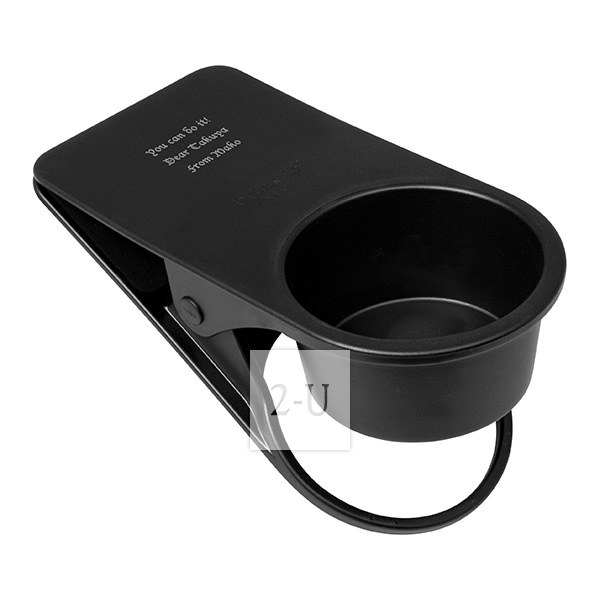 创意夹子式杯托 黑色